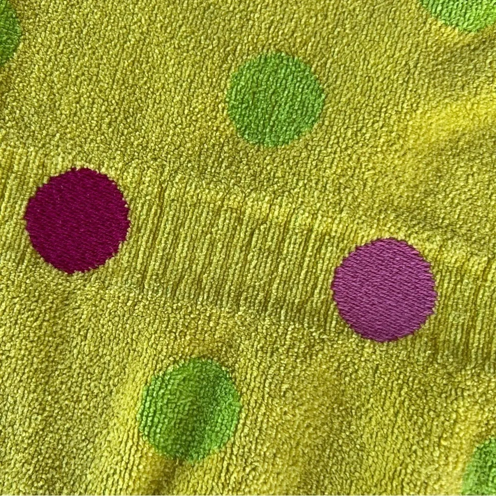 Y2K 100% Egyptian Cotton Oversized Beach Towel Colorful Fruit Polk-A-Dots 36x66